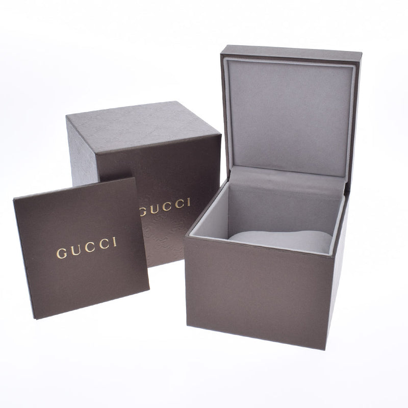 Gucci Gucci G时机YA126202男士SS Watch Quartz Black Dis A Rank二手Ginzo