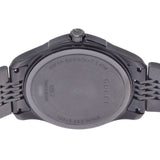 Gucci Gucci G时机YA126202男士SS Watch Quartz Black Dis A Rank二手Ginzo