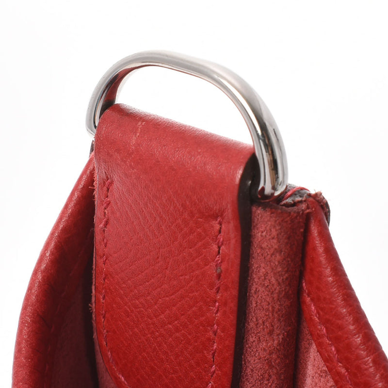 HERMES エルメス エヴリン3 PM ルージュカザック □P刻印(2012年頃) レディース ヴォーエプソン ショルダーバッグ Aランク 中古 銀蔵