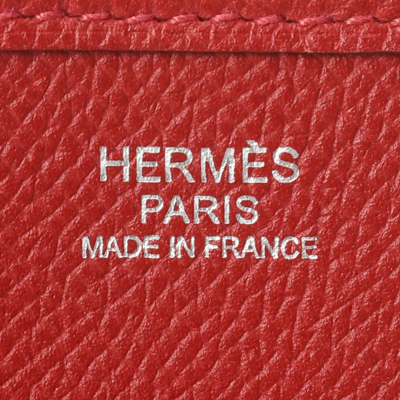 HERMES エルメス エヴリン3 PM ルージュカザック □P刻印(2012年頃) レディース ヴォーエプソン ショルダーバッグ Aランク 中古 銀蔵
