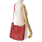 HERMES エルメス エヴリン3 PM ルージュカザック □P刻印(2012年頃) レディース ヴォーエプソン ショルダーバッグ Aランク 中古 銀蔵