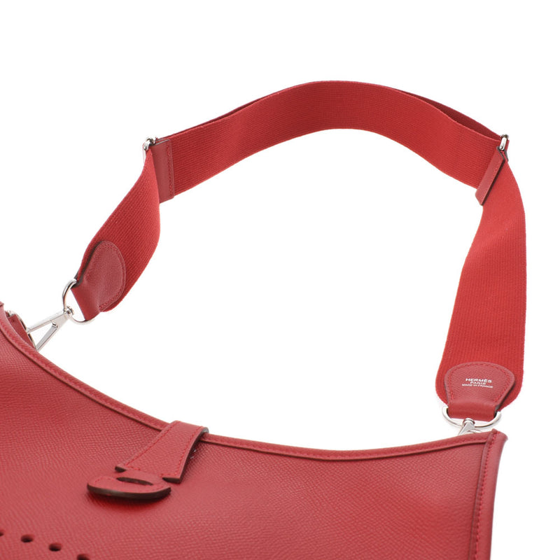 HERMES エルメス エヴリン3 PM ルージュカザック □P刻印(2012年頃) レディース ヴォーエプソン ショルダーバッグ Aランク 中古 銀蔵