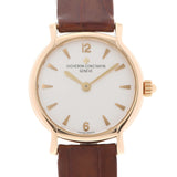 Vacheron Consantin Vacheron Constant 2 Hole Ladies YG Watch Hand -wound White Dial A Rank used Ginzo