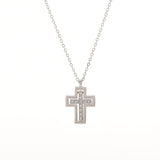 DAMIANI Damiani Bell Epock Cross Necklace JAL Limited Ladies K18WG/Diamond Necklace A Rank used Ginzo