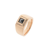 PUERTA DEL SOL Puerta Dersol Sol SOL ONIKIS Diamond 0.20ct 19 Unisex K18YG Ring / Ring A Rank Used Ginzo