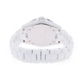 CHANEL Chanel J12 42mm H2981 Men's White Ceramic/SS Watch Automatic White Dial A Rank Used Ginzo