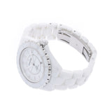 CHANEL Chanel J12 42mm H2981 Men's White Ceramic/SS Watch Automatic White Dial A Rank Used Ginzo