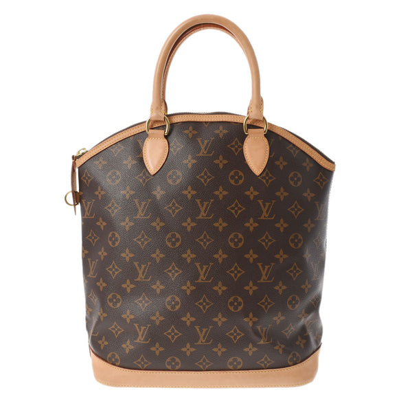 路易威顿路易·维顿（Louis Vuitton）路易威登（Louis Vuitton）会标lockit垂直棕色M40103女士会标帆布手提包B等级二手Ginzo