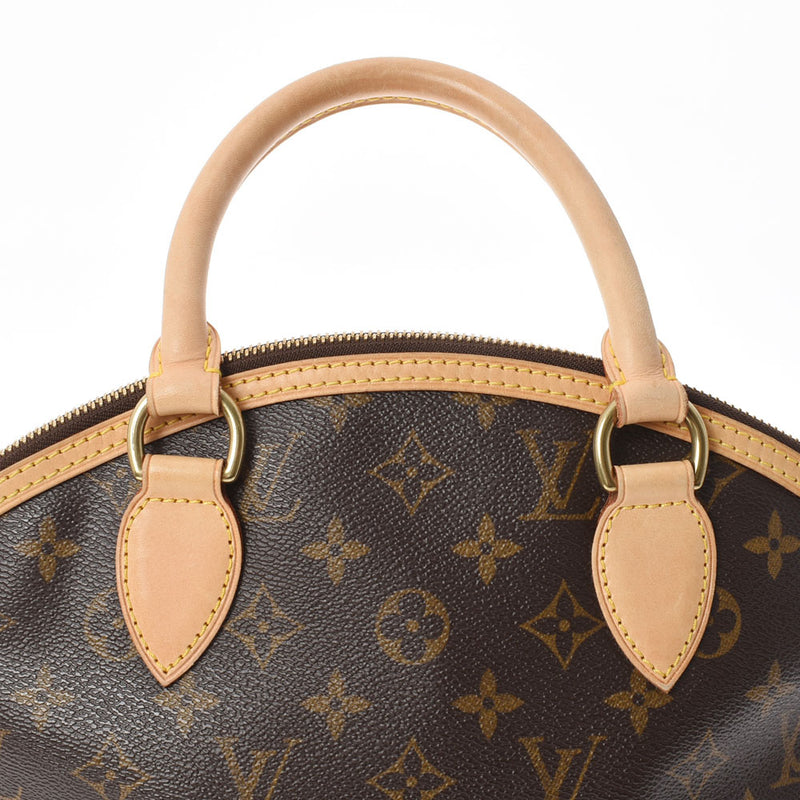 LOUIS VUITTON Louis Vuitton Monogram Lockit Brown M40102 Ladies Monogram Canvas Handbag AB Rank Used Ginzo