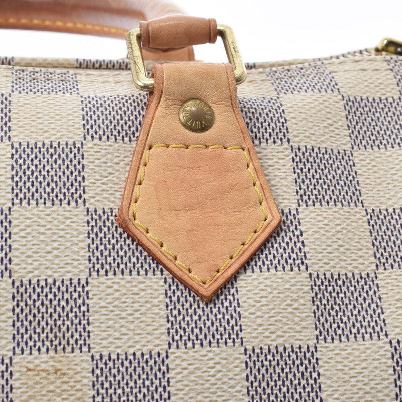 LOUIS VUITTON Louis Vuitton Damier Azur Speedy 25 White N41534 Unisex Damier Zuru Canvas Handbag B Rank used Ginzo