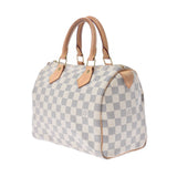 LOUIS VUITTON Louis Vuitton Damier Azur Speedy 25 White N41534 Unisex Damier Zuru Canvas Handbag B Rank used Ginzo