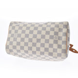 LOUIS VUITTON Louis Vuitton Damier Azur Speedy 25 White N41534 Unisex Damier Zuru Canvas Handbag B Rank used Ginzo