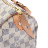 LOUIS VUITTON Louis Vuitton Damier Azur Speedy 25 White N41534 Unisex Damier Zuru Canvas Handbag B Rank used Ginzo