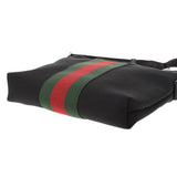 GUCCI Gucci Shoulder Bag Sherry Line Black 471454 Unisex Canvas Shoulder Bag A Rank used Ginzo