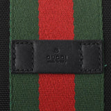 GUCCI Gucci Shoulder Bag Sherry Line Black 471454 Unisex Canvas Shoulder Bag A Rank used Ginzo