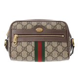 GUCCI グッチ オフディア ミニショルダーバッグ ベージュ 517350 レディース GGスプリームキャンバス レザー ショルダーバッグ Aランク 中古 銀蔵