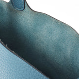 HERMES エルメス ピコタンロック PM  ブルージーン シルバー金具 □R刻印(2014年頃) レディース トリヨンクレマンス ハンドバッグ ABランク 中古 銀蔵
