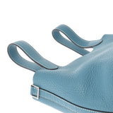 HERMES エルメス ピコタンロック PM  ブルージーン シルバー金具 □R刻印(2014年頃) レディース トリヨンクレマンス ハンドバッグ ABランク 中古 銀蔵