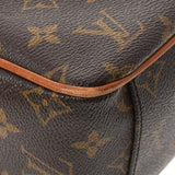 LOUIS VUITTON ルイヴィトン モノグラム ヴァルミーMM ブラウン M40523 ユニセックス モノグラムキャンバス ショルダーバッグ Bランク 中古 銀蔵