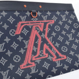 LOUIS VUITTON Louis Vuitton Ink Pushet Apolo Navy M62905 Men's Leather Clutch Bag A Rank used Ginzo