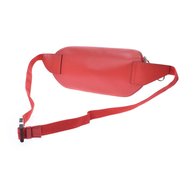 LOUIS VUITTON Louis Vuitton Epi Bam Bag Supreme Collaboration Red/White M53418 Unisex Epireather Body Bag A Rank used Ginzo