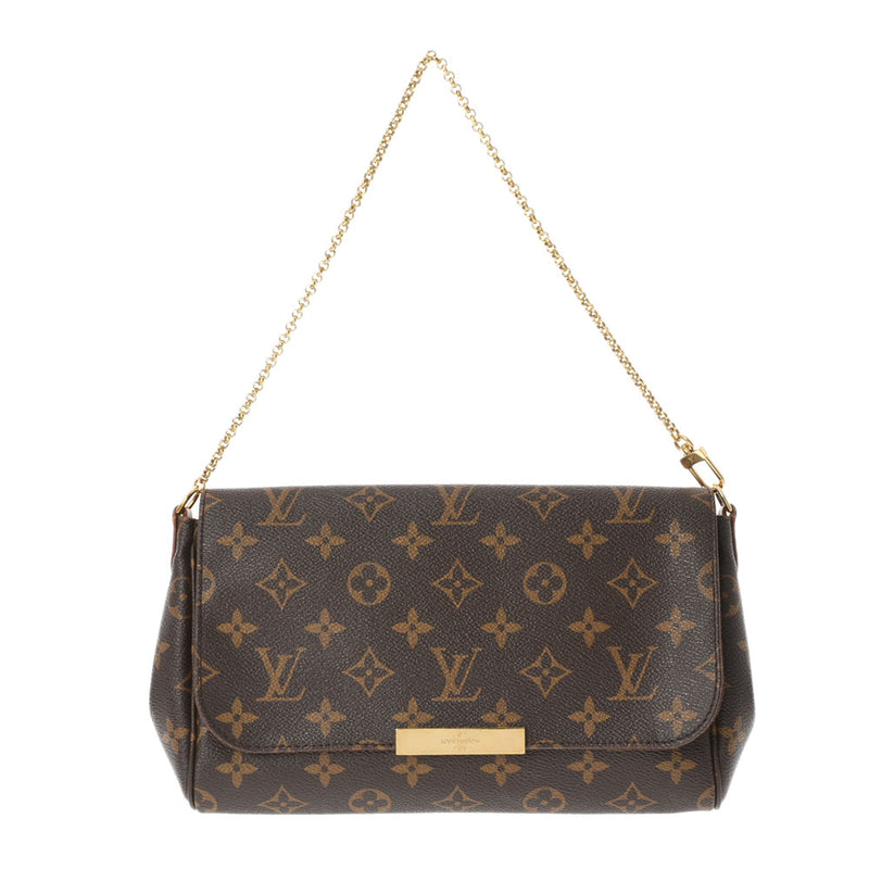 LOUIS VUITTON ルイヴィトン モノグラム フェイボリットMM ブラウン M40718 レディース モノグラムキャンバス ショルダーバッグ ABランク 中古 銀蔵