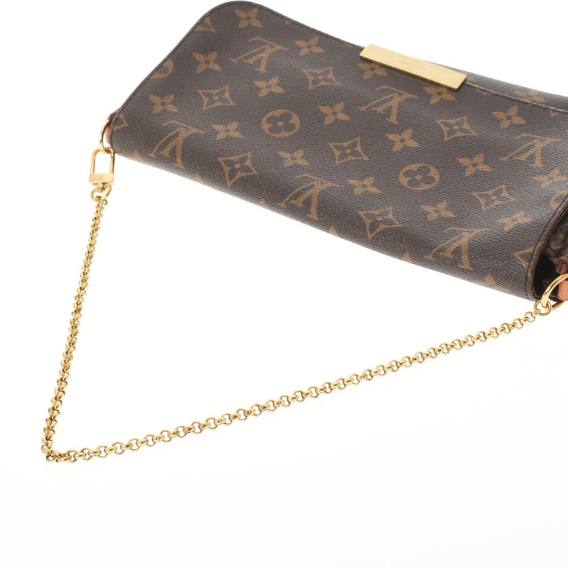 路易威顿路易斯·维顿（Louis Vuitton）会标fay borit mm棕色M40718女士会标帆布肩袋ab ab等级