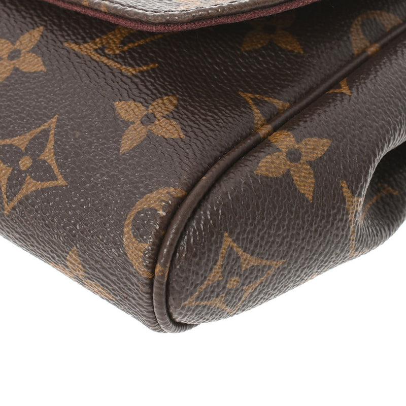 LOUIS VUITTON Louis Vuitton Monogram Fay Borit MM Brown M40718 Ladies Monogram Canvas Shoulder Bag AB Rank Used Ginzo