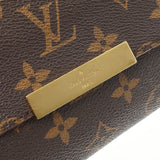 路易威顿路易斯·维顿（Louis Vuitton）会标fay borit mm棕色M40718女士会标帆布肩袋ab ab等级