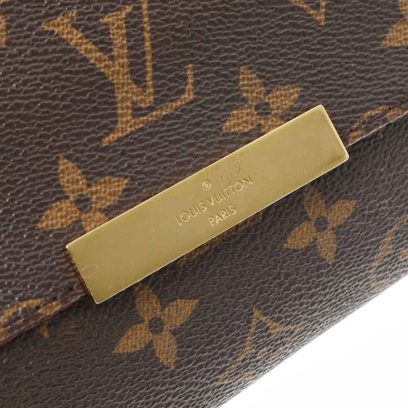 LOUIS VUITTON Louis Vuitton Monogram Fay Borit MM Brown M40718 Ladies Monogram Canvas Shoulder Bag AB Rank Used Ginzo