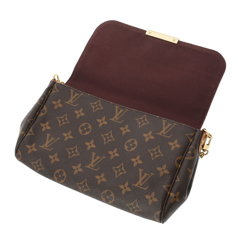 LOUIS VUITTON Louis Vuitton Monogram Fay Borit MM Brown M40718 Ladies Monogram Canvas Shoulder Bag AB Rank Used Ginzo