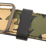 LOUIS VUITTON Louis Vuitton Santule Monograph Maiflage 90cm Camouflage M9646U Men's Leather Belt B Rank used Ginzo