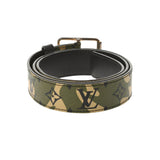 LOUIS VUITTON Louis Vuitton Santule Monograph Maiflage 90cm Camouflage M9646U Men's Leather Belt B Rank used Ginzo