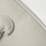 香奈儿香奈儿（Chanel Chanel）水平洗手盆袋白色金色支架女士拉姆皮肤/乙烯基手提包B等级用ginzo