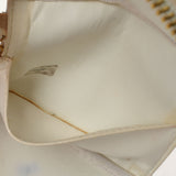 香奈儿香奈儿（Chanel Chanel）水平洗手盆袋白色金色支架女士拉姆皮肤/乙烯基手提包B等级用ginzo