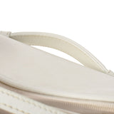 香奈儿香奈儿（Chanel Chanel）水平洗手盆袋白色金色支架女士拉姆皮肤/乙烯基手提包B等级用ginzo