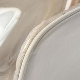 香奈儿香奈儿（Chanel Chanel）水平洗手盆袋白色金色支架女士拉姆皮肤/乙烯基手提包B等级用ginzo