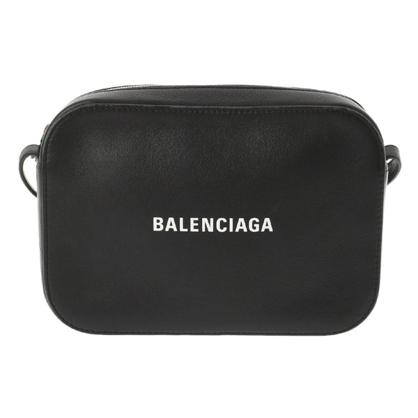 BALENCIAGA Balenciaga Every Day Black 552370 Ladies Calf Shoulder Bag B Rank used Ginzo