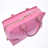 Loewe Loewe Amazona 36 Pink Ladies Calf手提包B等级使用Ginzo