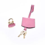 Loewe Loewe Amazona 36 Pink Ladies Calf手提包B等级使用Ginzo