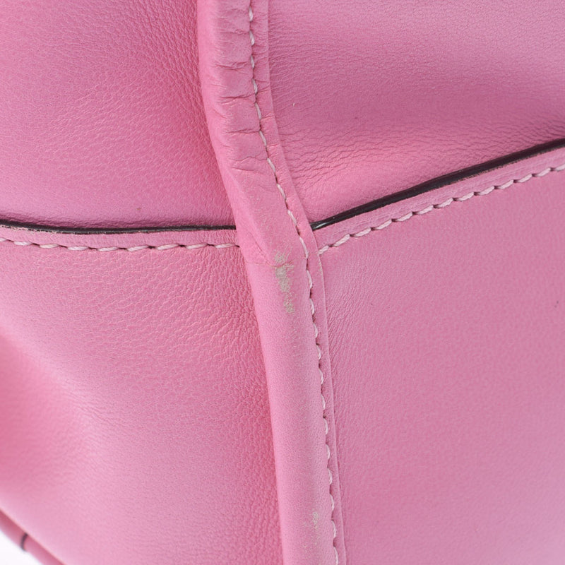 Loewe Loewe Amazona 36 Pink Ladies Calf手提包B等级使用Ginzo