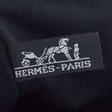 HERMES Hermes Valparaiso MM Tote Bag Black Unisex Calf Towaru Shevron Handbag B Rank used Ginzo