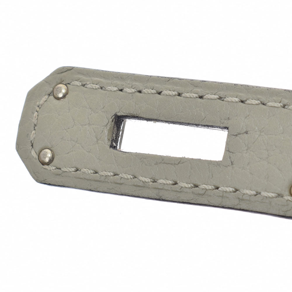 Hermes 28 Interior Sewing 2WAY 14133 Sage Silver Bracket X