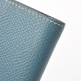 HERMES エルメス ブルージーン シルバー金具 □E刻印(2001年頃) ユニセックス クシュベル 手帳カバー Bランク 中古 銀蔵