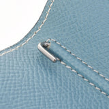 HERMES エルメス ブルージーン シルバー金具 □E刻印(2001年頃) ユニセックス クシュベル 手帳カバー Bランク 中古 銀蔵