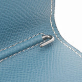 HERMES エルメス ブルージーン シルバー金具 □E刻印(2001年頃) ユニセックス クシュベル 手帳カバー Bランク 中古 銀蔵