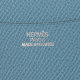 HERMES エルメス ブルージーン シルバー金具 □E刻印(2001年頃) ユニセックス クシュベル 手帳カバー Bランク 中古 銀蔵