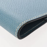 HERMES エルメス ブルージーン シルバー金具 □E刻印(2001年頃) ユニセックス クシュベル 手帳カバー Bランク 中古 銀蔵