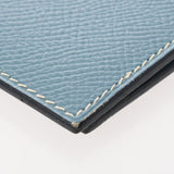 HERMES エルメス ブルージーン シルバー金具 □E刻印(2001年頃) ユニセックス クシュベル 手帳カバー Bランク 中古 銀蔵