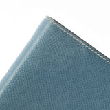 HERMES エルメス ブルージーン シルバー金具 □E刻印(2001年頃) ユニセックス クシュベル 手帳カバー Bランク 中古 銀蔵